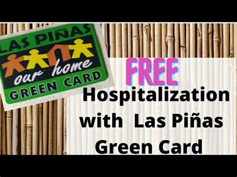 how to apply green card in las piñas|Free Hospitalization via Green Card .